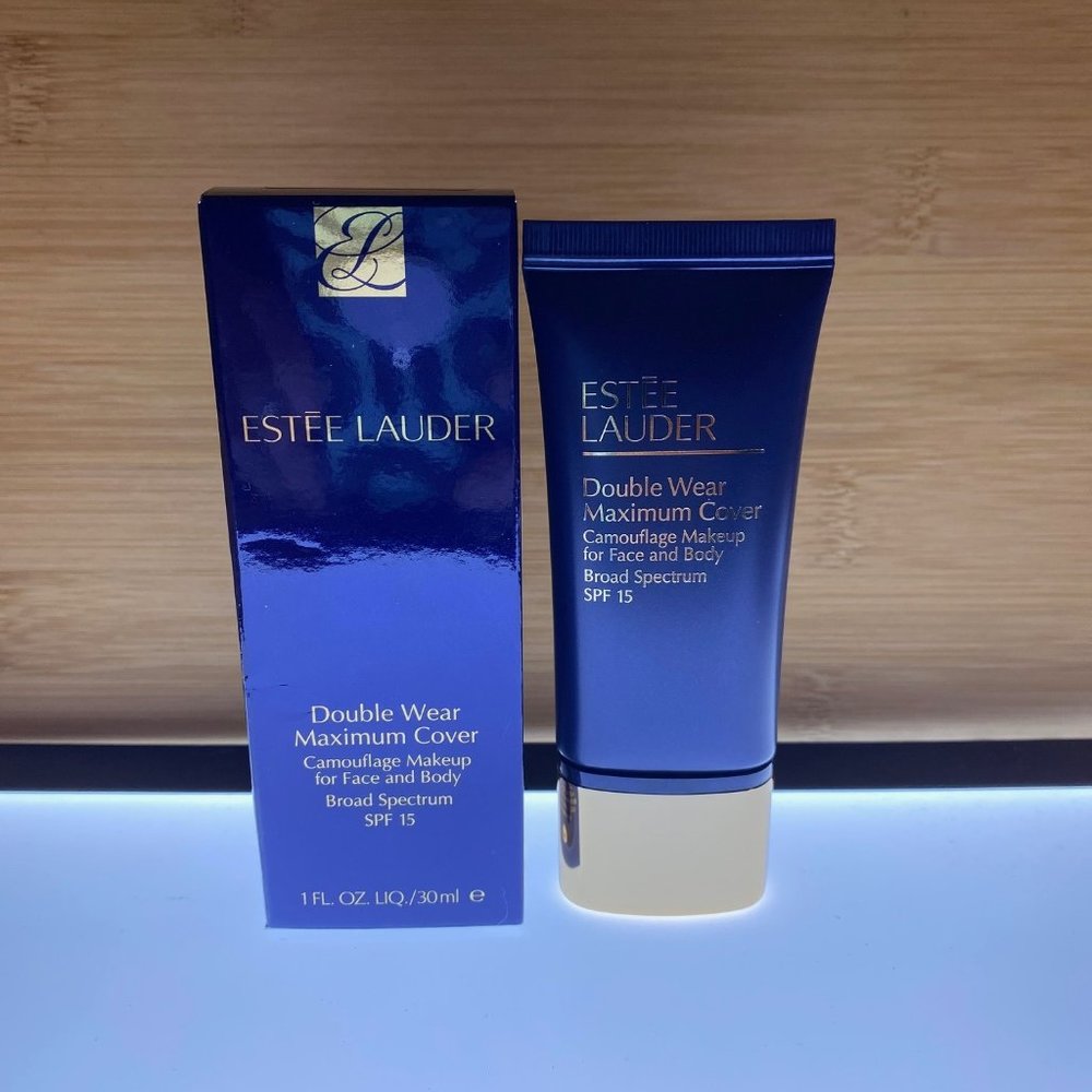 Estée Lauder Double Wear Maximum Cover Camouflage Foundation 1C1 Cool Bone NWT